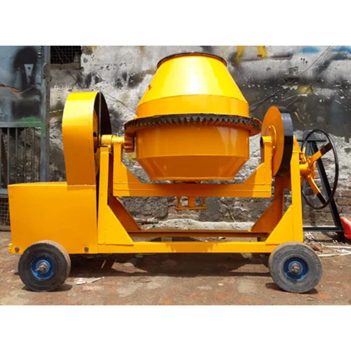 Half Bag Concrete Mixture Machine - Color: Yellow