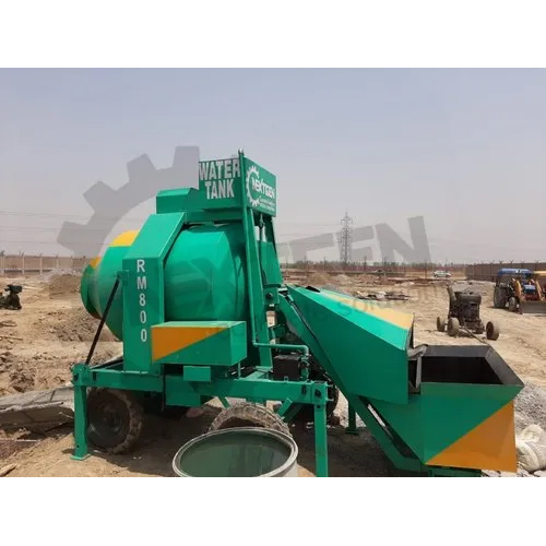 Rm800 Mobile Batching Plant - Color: Green