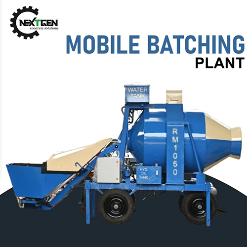 Rm-1050 Mobile Batching Plant - Color: Blue