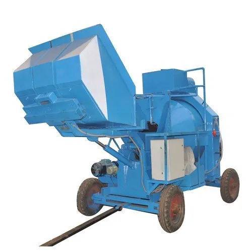 Rm 800 Mobile Concrete Batching Plant - Color: Blue