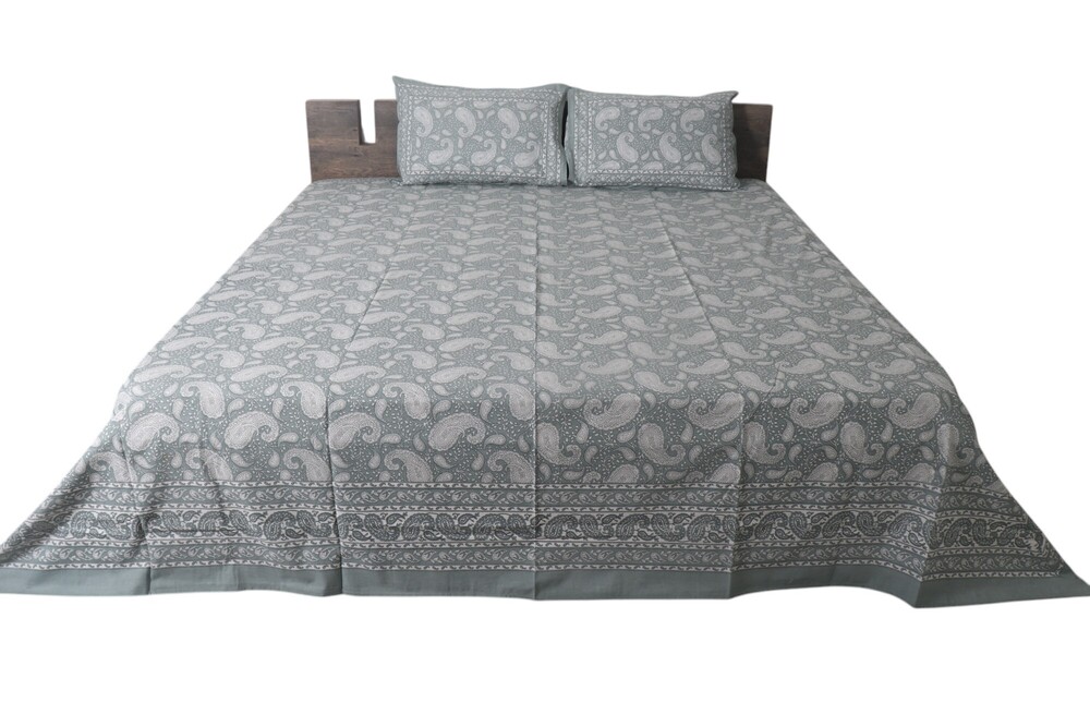 Cotton Nirvana Printed Screen Bedsheet - Color: Multi