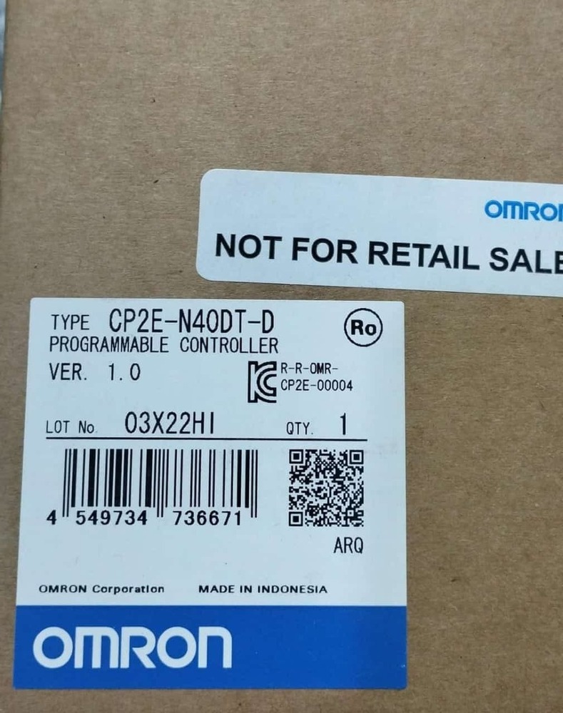 Omron प्रोग्रामेबल कंट्रोलर, Cp2e-n40dt-d, Cp2e-s60dt-d