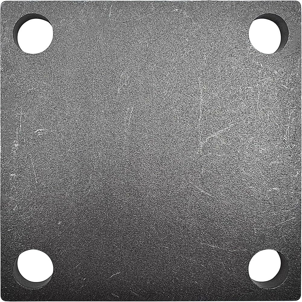 Mild Steel Square Base Plate - Finish: Rough