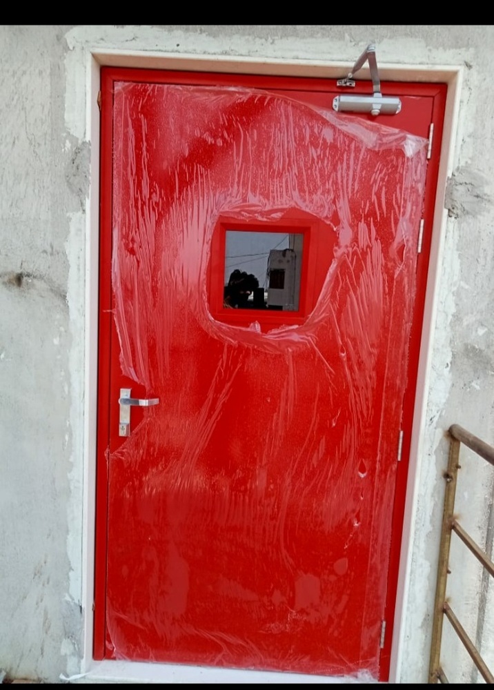 Fire Resistant Doors - Color: Red