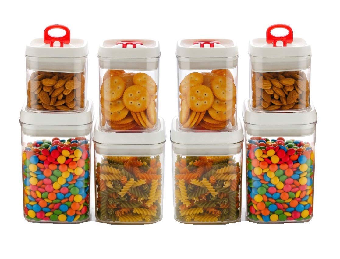 Designer Lid Lock Airtight Storage Container Set 500 ML 