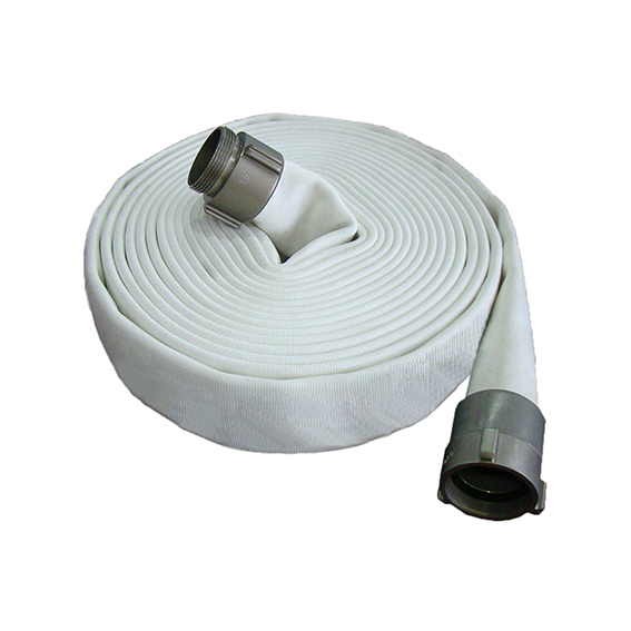 Fire hose with coupling 