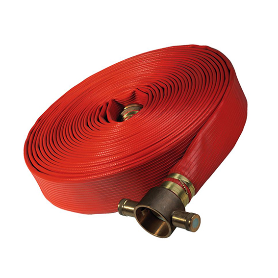 Rrl Fire Hose With Coupling - Color: White