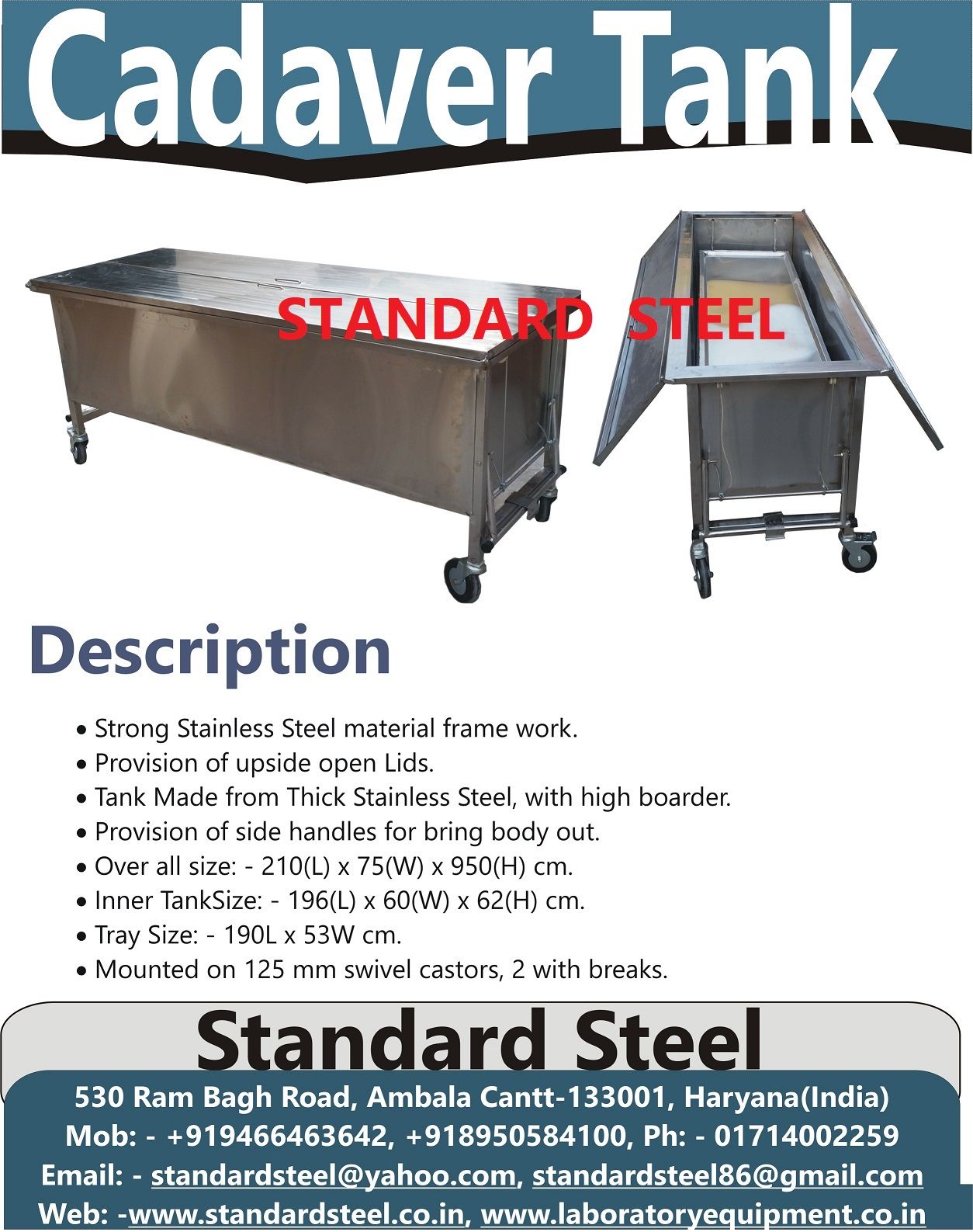 Body Preservation Dissection Table