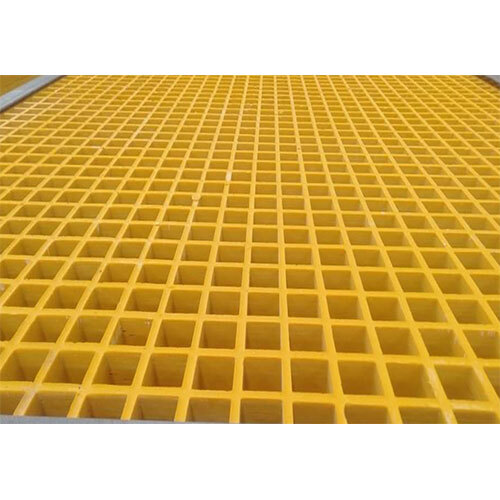 Frp Mesh Type Grating - Color: Yellow