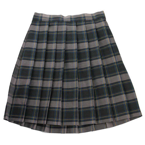 Cotton Checked School Skirt For Girls