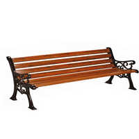 Frp 3 Seater Bench - Color: Brown