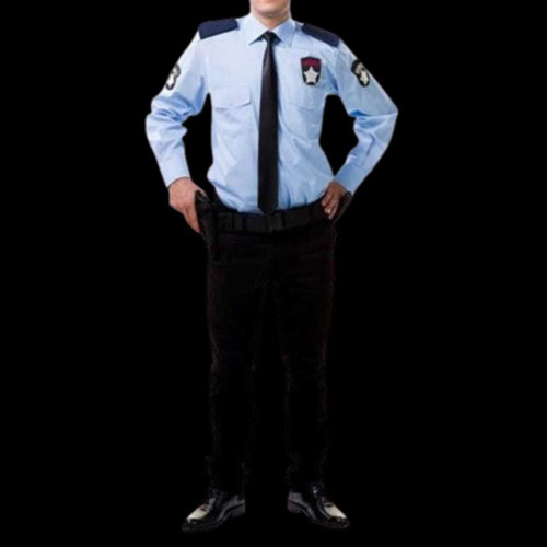 Polyester And Cotton Mens Security Guard Uniform - Color: Different Available