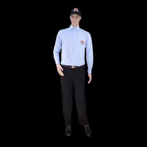 Polyester And Cotton Petrol Pump Uniform For Men - Color: Different Available