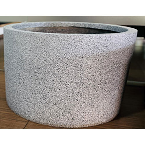 Frp Round Pots - Color: Grey