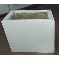 Frp Squre Pots - Color: White
