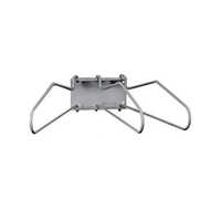 Medical Lead Apron Wall Stand - Mild Steel, Powder Coated Gray Finish | Durable, Strong, Easy Apron Storage Solution