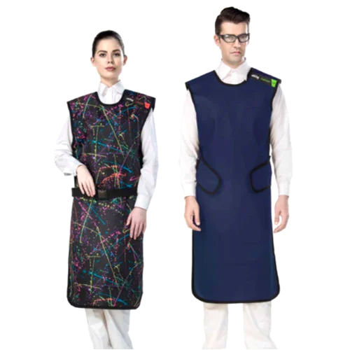 Coat Type Lead Free Apron - Color: Purple