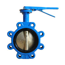 Butterfly Valve - Ms, Standard Size, Blue | Iso 5752/bs 5155/bs En 593/mss Sp-67/api 609 Compliant, Lever/worm Gear Operator, Pn16/pn25