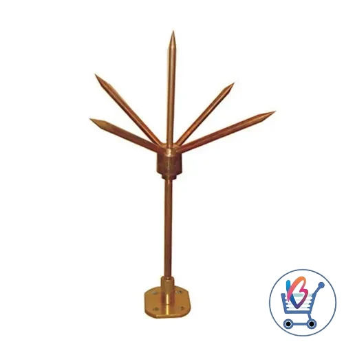 Earthing & Lightning Arrester - Color: Golden