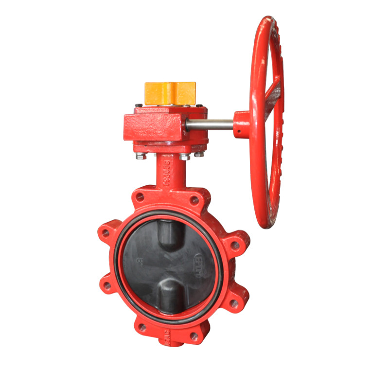 Butterfly Valves Ul Listed & Fm Approved - Rotary Design With Visual Position Indicator , Slow Close Hand Wheel Gearbox For Water Control