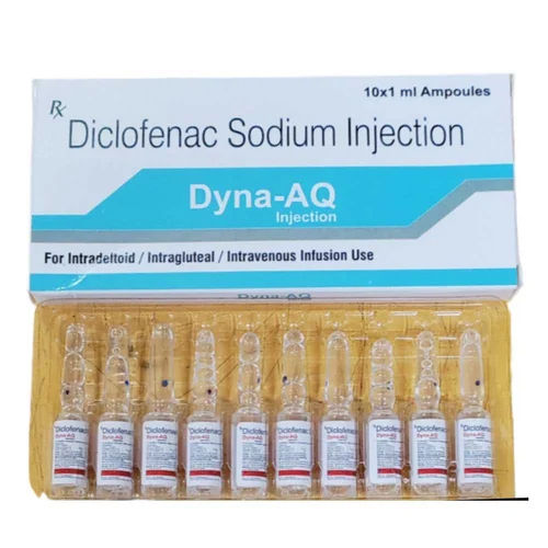 Diclofenac Sodium Injection (Dyna Aq), 75 Mg - Physical Form: Liquid