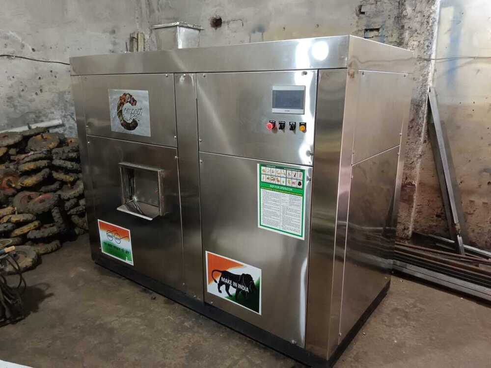 Automatic Organic Waste Composting Machine - Capacity: 100 Kg/day