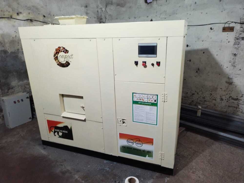 Automatic Organic Waste Composting Machine - Capacity: 100 Kg/day