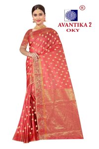 Avantika - Luxurious Silk Saree with Jacquard Blouse