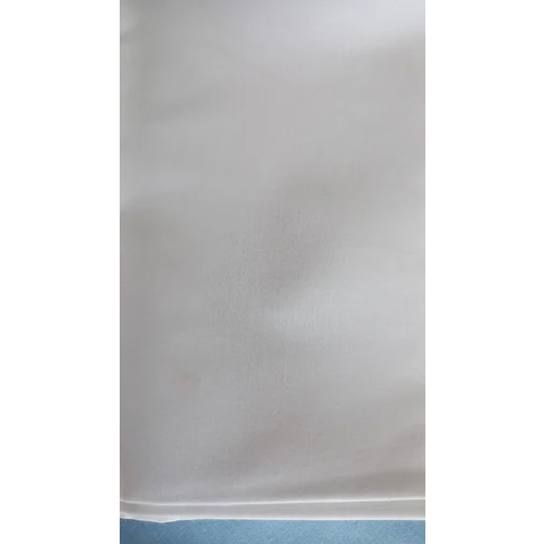 White Polycotton Shirting Fabric - Attributes: Washable