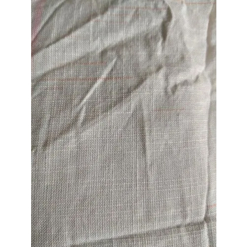 Two Tone Rayon Grey Fabric - Color: White