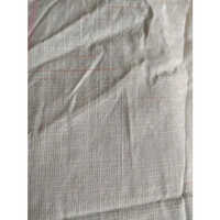 Two Tone Rayon Grey Fabric - 44 Inch Width, White Color | Lightweight, Anti-wrinkle, Versatile Plain Pattern For Casual Wear