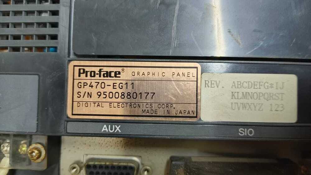 Pro Face Hmi - Plastic & Glass, Standard Size, Gray Color | Human Machine Interface, External Power Supply, 1-year Warranty