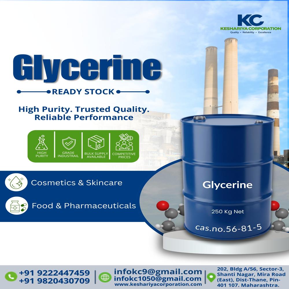 Glycerin Glycerol - Boiling Point: 290 C