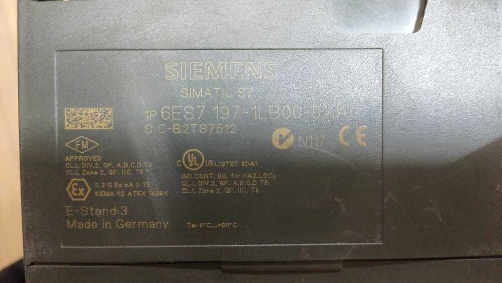 Siemens  Simatic S7 Modul - Color: Black