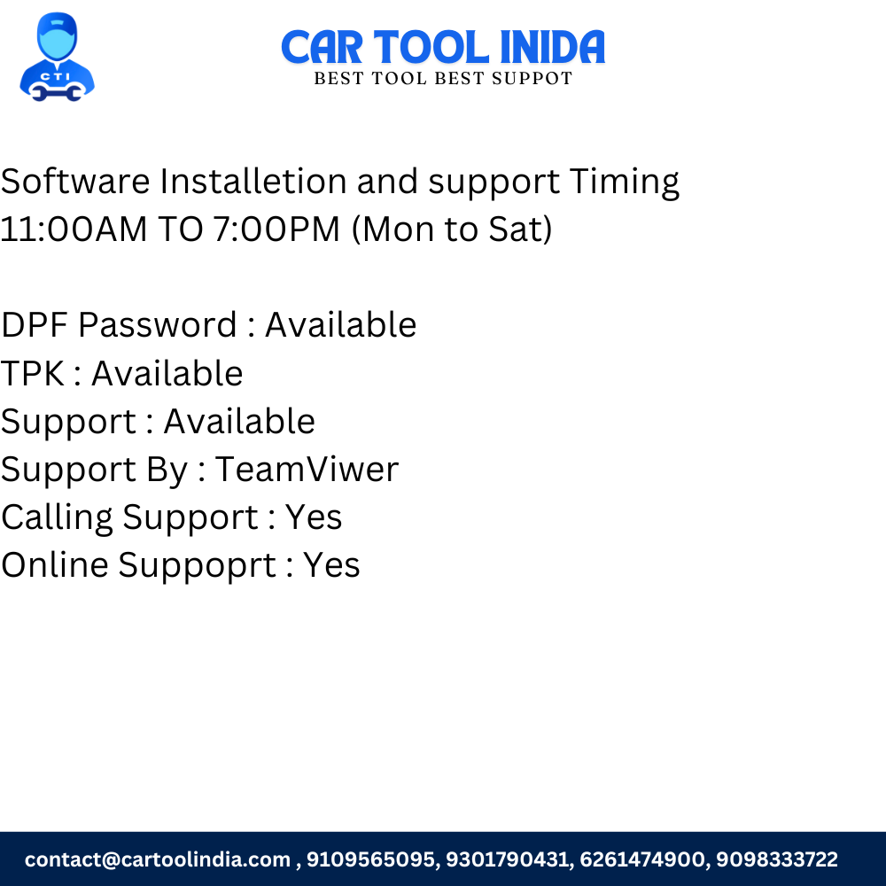 Mahindra Passenger Software Set