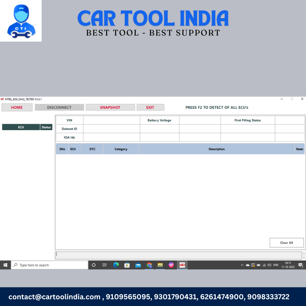 Mahindra Commercial Diagnostic Software