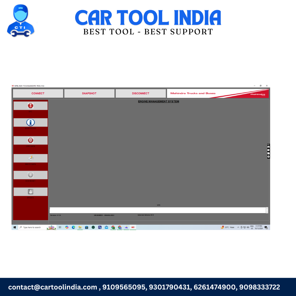 Mahindra Commercial Diagnostic Software