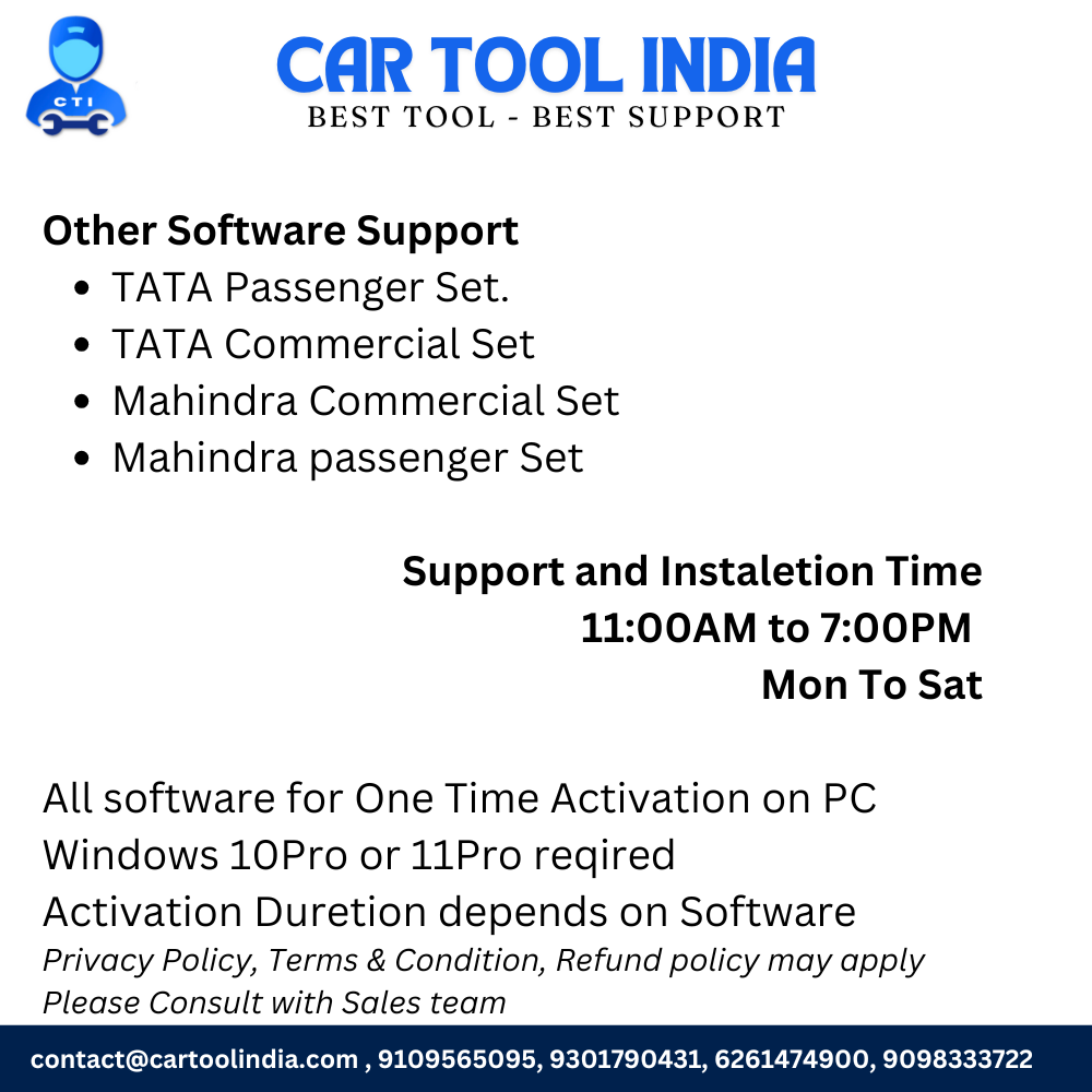 Mahindra Commercial Diagnostic Software