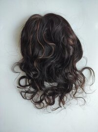 Virgin Remy Natural Wavy 8x7 Mirage Base Human Hair Topper - Human Hair Type: Indian
