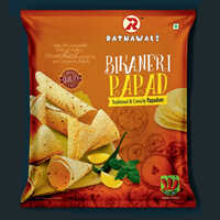Bikaneri Papad - 400 Gram Solid Snack | Spicy Flavor, Suitable For Children & Adults, 6 Months Shelf Life, Food-grade Ingredients