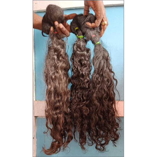 Pure Black Curly Hair - Application: Profesional