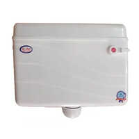 Plastic Flushing Cistern - Plastic, 25x20 Inches, Glossy White Finish | Durable Floor-mounted Design, Stylish Rectangular Shape