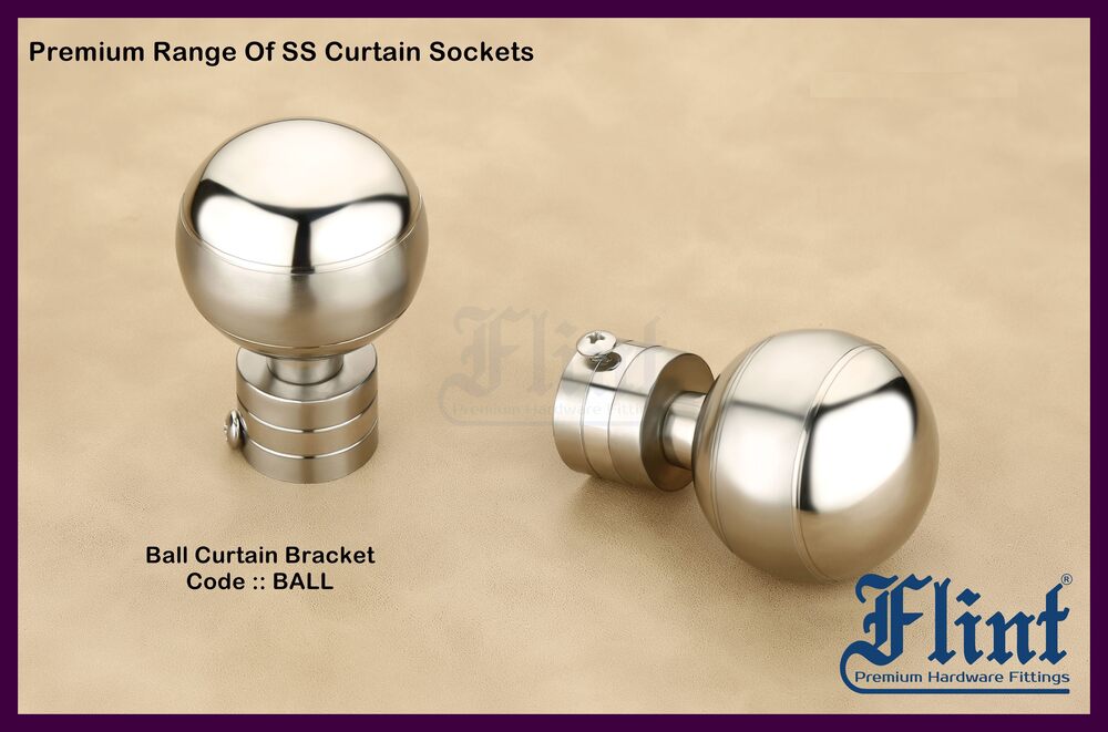 SS BALL CURTAIN SOCKET