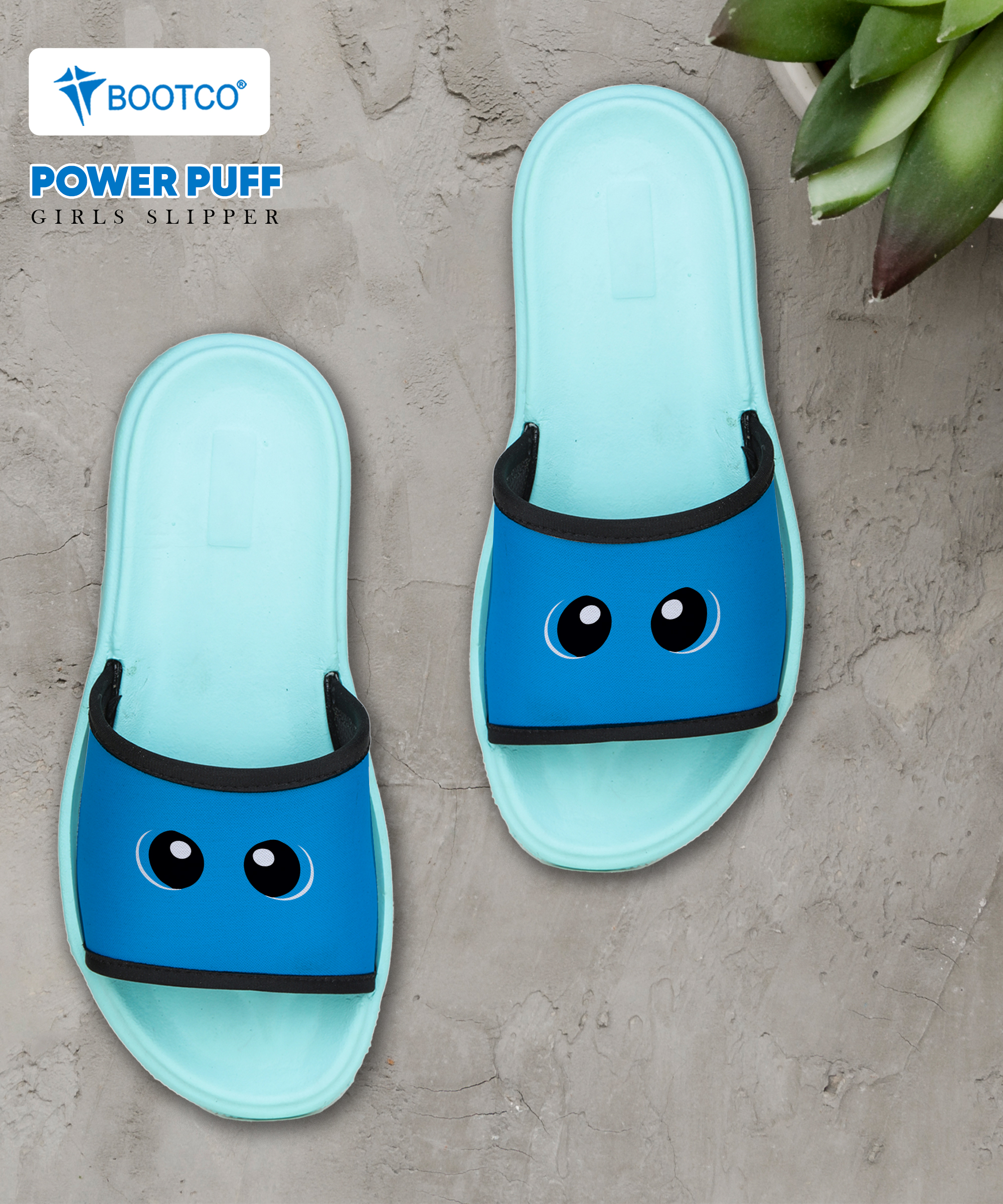 Power Puff Girls Printed Women Slippers Casual, Indoor & Outdoor Designer Footwear Anti-skid, Durable, Extra Soft Flat Footbed Trendy Stylish Girls Chappal