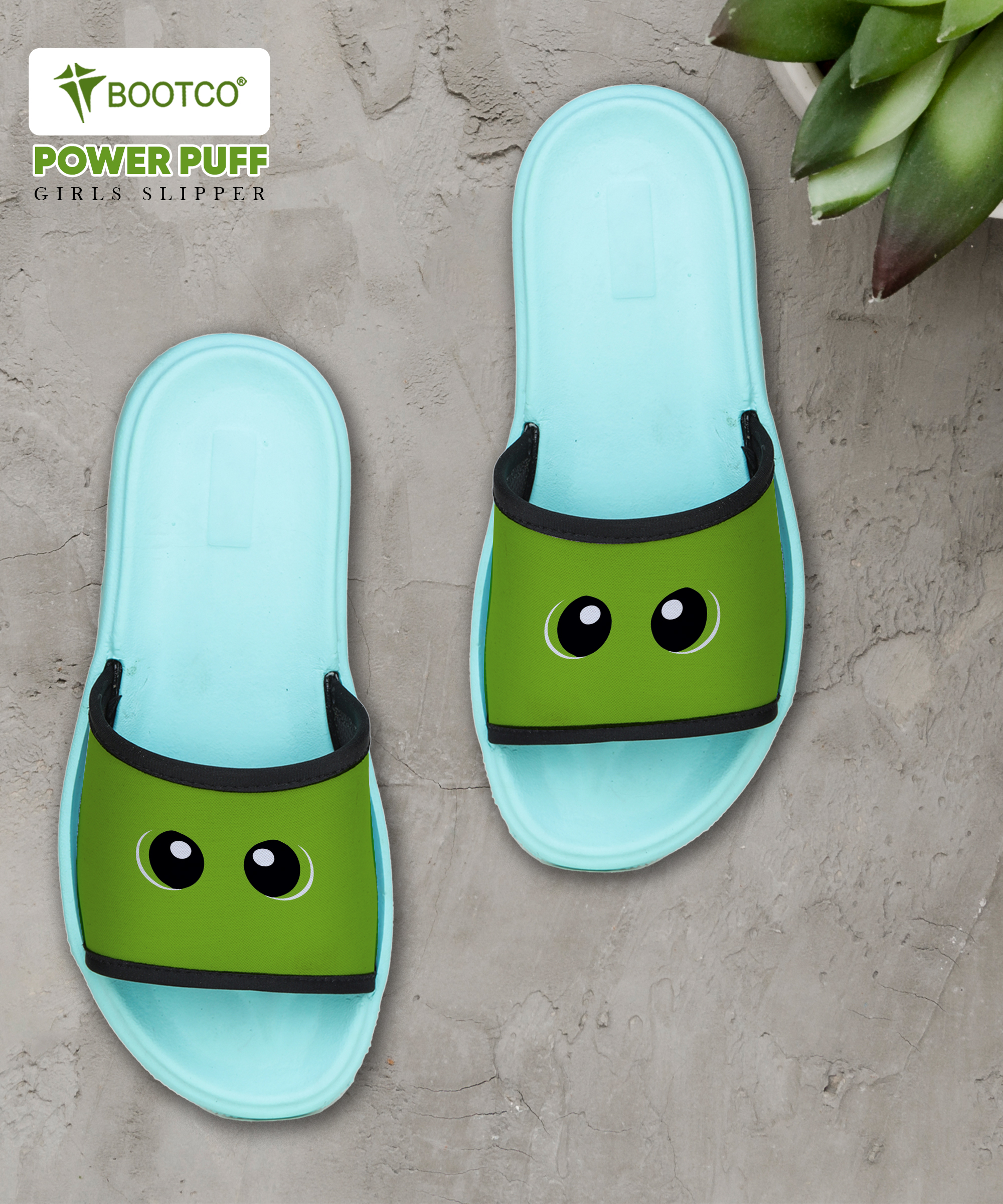 Power Puff Girls Printed Women Slippers Casual, Indoor & Outdoor Designer Footwear Anti-skid, Durable, Extra Soft Flat Footbed Trendy Stylish Girls Chappal