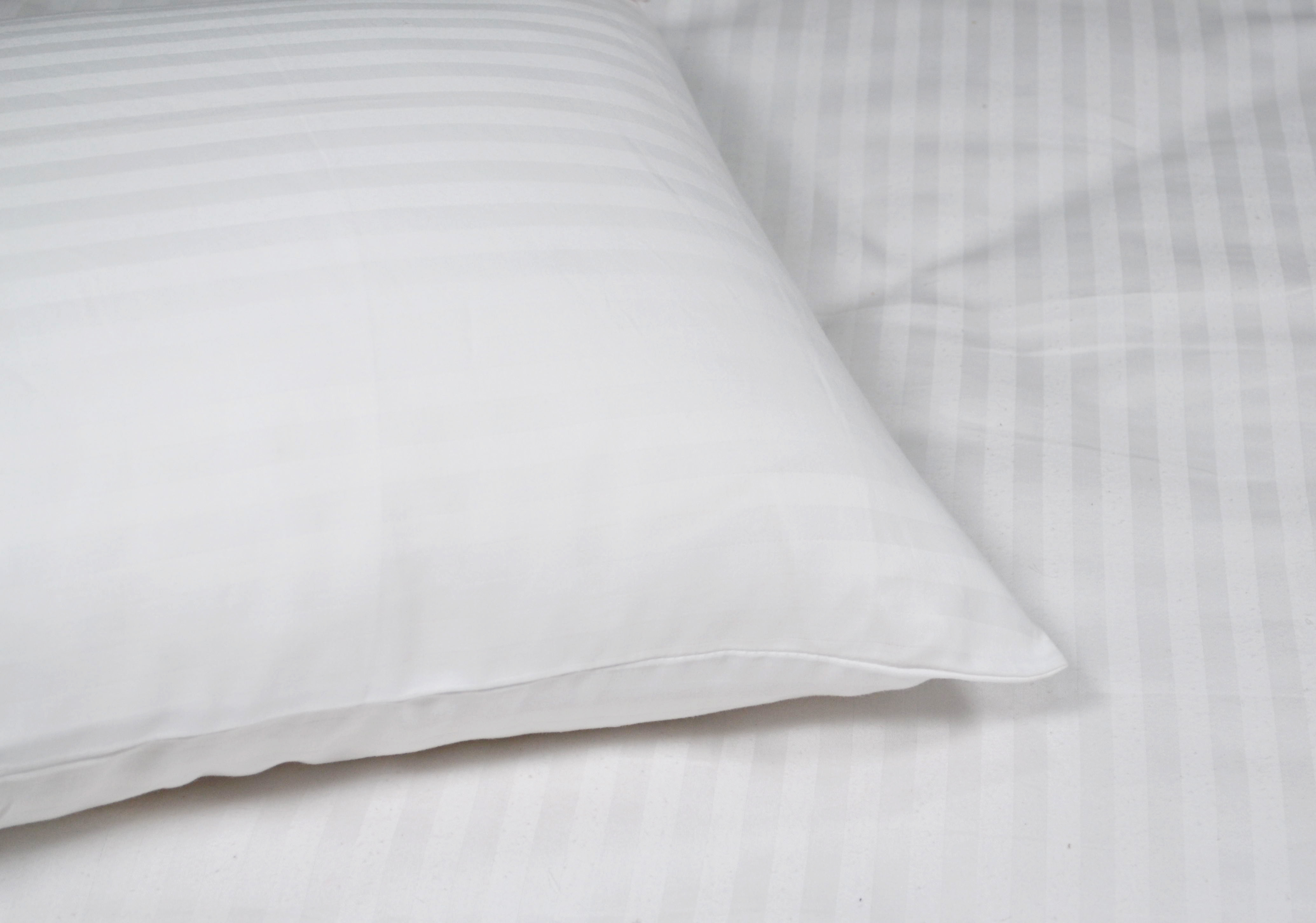 400 Tc White Cotton Hotel Pillow Cover - Feature: Washable
