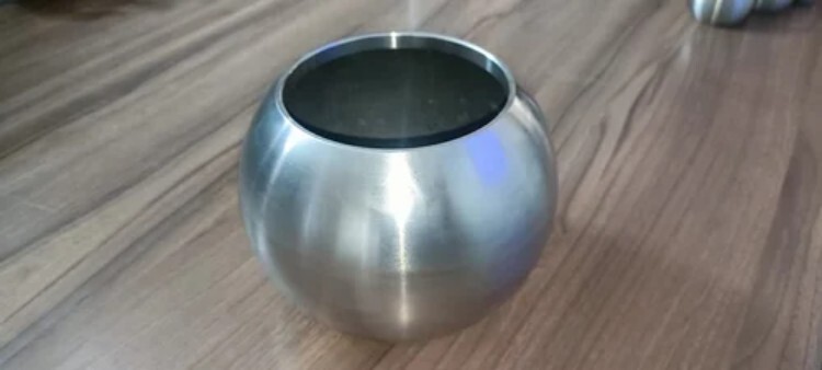 65mm Ball Valve Ball - Polished Stainless Steel, 1/2 Inch Diameter, Silver Color | Durable Design for Industrial Applications