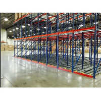 Pallet Rack System - Color: Blue & Orange