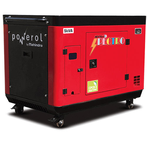 5 Kva Portable Diesel Generator - Color: Red