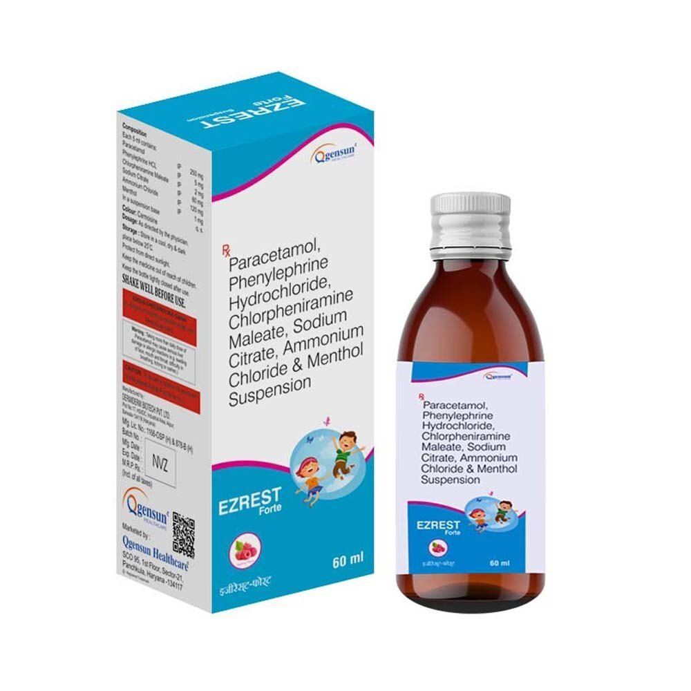 PARACETAMOL PHENYLEPHRINE CPM SODIUM CITRATE MENTHOL SYRUP